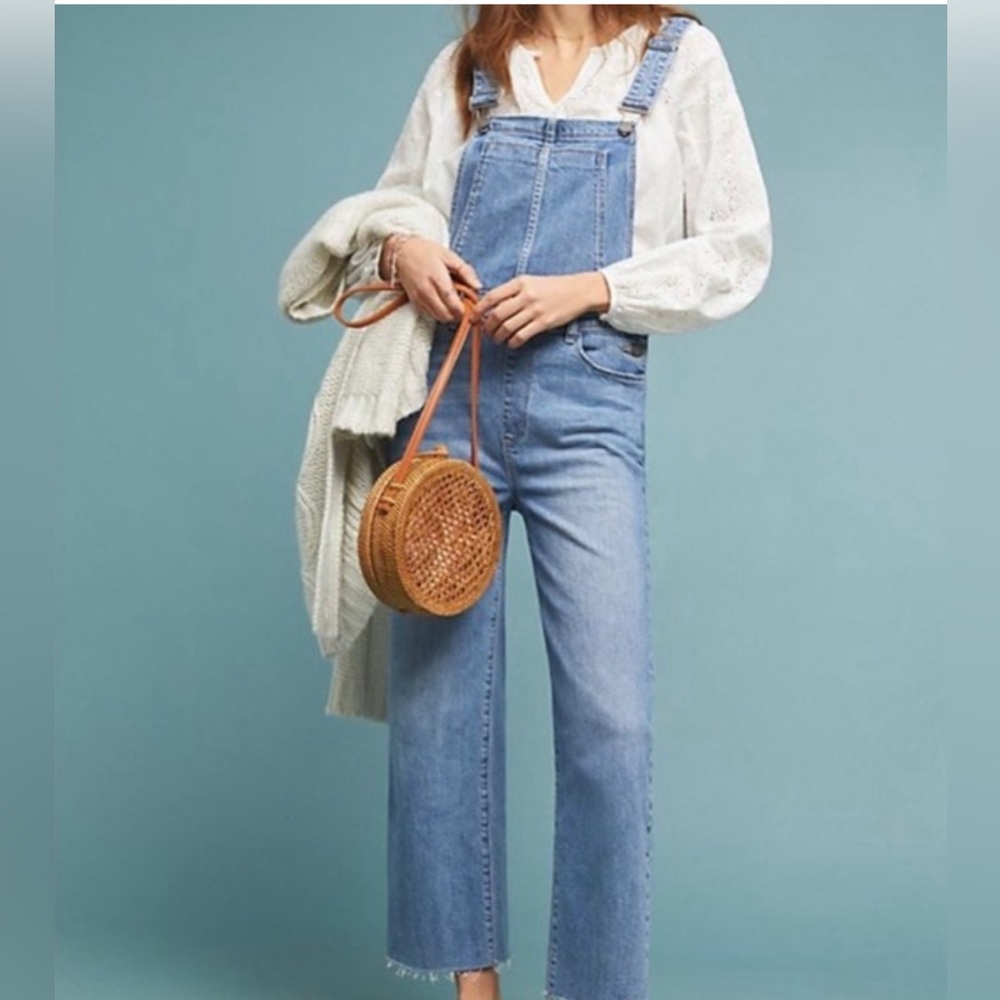 Paige Nellie Overall with Raw Hem (Clarkson wash)